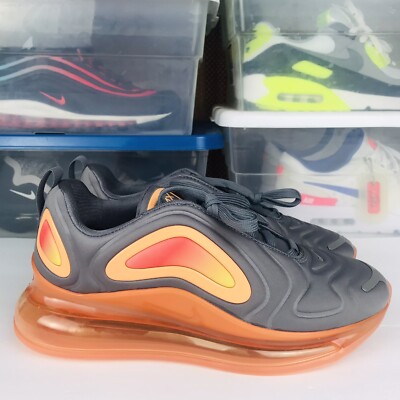 Nike Air Max 720 Youths Shoes Mens Size Womens Gunsmoke Orange  AQ3196-004
