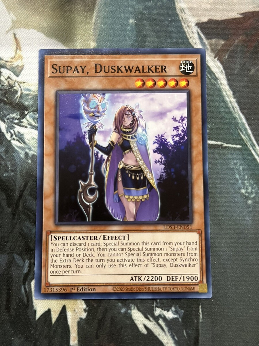 Yugioh Supay, Duskwalker Common LDS3 | eBay