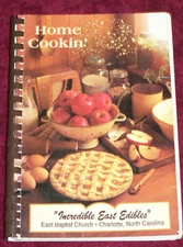 1994 EAST BAPTIST CHURCH COOKBOOK Charlotte, NC INCREDIBLE EAST EDIBLES