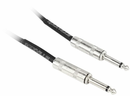 2 Rockville RCGT20B 20' 1/4" TS to 1/4'' TS Guitar/Instrument Cable - Picture 3 of 3
