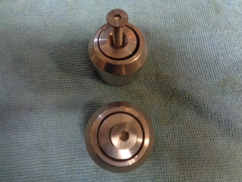 05 Triumph Rocket 3 III Handlebar Bar End Weights Pair - Picture 4 of 7