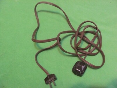 Vintage Rare Eagle 15A 125V Electric Cord with 3 Plug in. About 93'' Long.