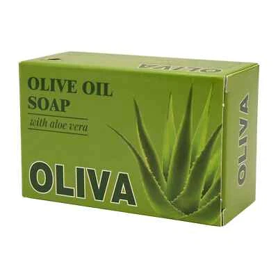 Oliva Olive Oil Soap with Aloe Vera 100g (Pack of 2)