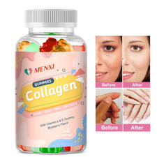 60 Pcs Collagen Gummies Tablets Hydrolysed Marine Type 1 Max Strength Skin Hair