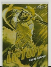 2021 Topps Fire Bryce Harper We Have Liftoff Gold Minted #WHL-14 mint from pack