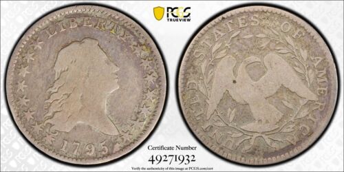 1795 P Half Dollars Flowing Hair PCGS VG-8 A over E in STATES