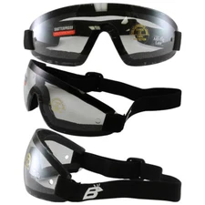 Birdz Wing Skydive Sky Diving Goggles Clear Lens UV400