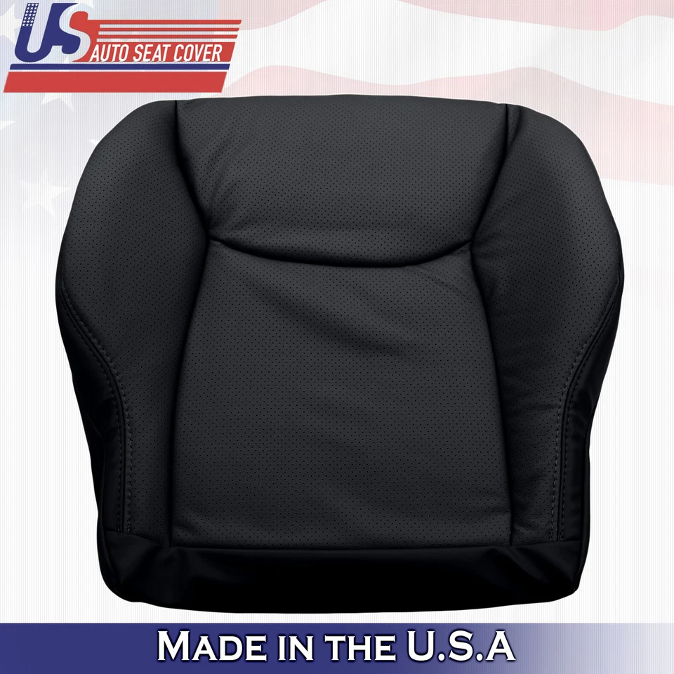 Cubierta de asiento de cuero inferior del conductor en negro para Mercedes Benz Clase S 2000 a 2002 Foto 3 de 4