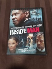 Inside Man (DVD, 2006, Widescreen) Denzel Washington 