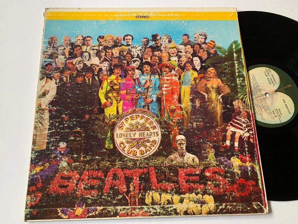 THE BEATLES Sgt Pepper's Stereo Apple Records SMAS 2653 Lennon