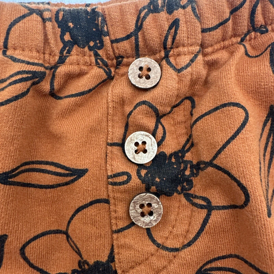 Pantalones Jessica Simpson Bebé Niñas 3/6M Marrón Floral Bolsillos... #20047 Foto 2 de 4