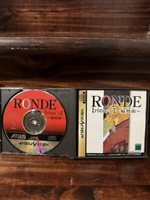 RONDE Sega Saturn Japan Import ATLUS RPG US SELLER