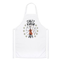 VerrüCkte Violine Jungen Stars Koch SchüRze Musik Witz Sohn Geiger Lustig Kochen