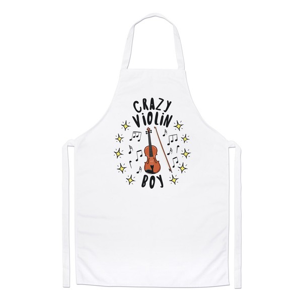 VerrüCkte Violine Jungen Stars Koch SchüRze Musik Witz Sohn Geiger Lustig Kochen-image