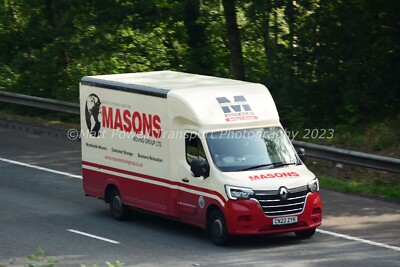 Van Foto 12x8 - Renault Master - Masons Moving Group - CN22 ZYK