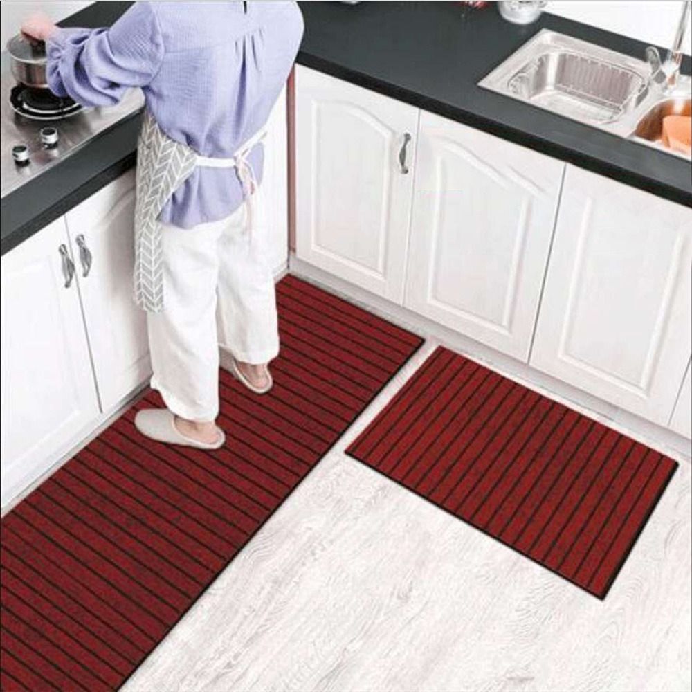 Floor Door Mats Rubber Backed Door Mat DustProof Carpet Hallway Runner