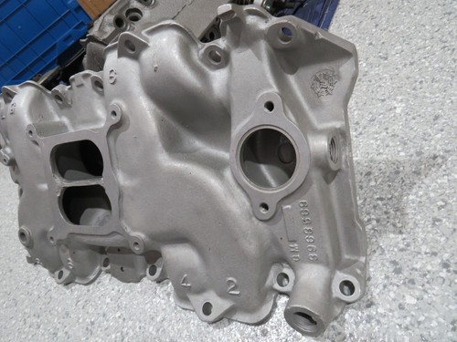 70-71 GM Alum Rect Port Intake Manifold #3963569---LS6 454/L78 396---Prof Restd! - Picture 3 of 9