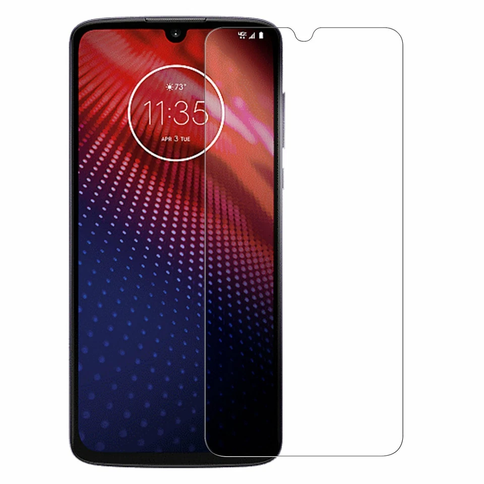 摩托罗拉 Moto Z4 钢化玻璃屏幕保护膜 超高清 透明 9H 硬度 — 第 2/4 张图片