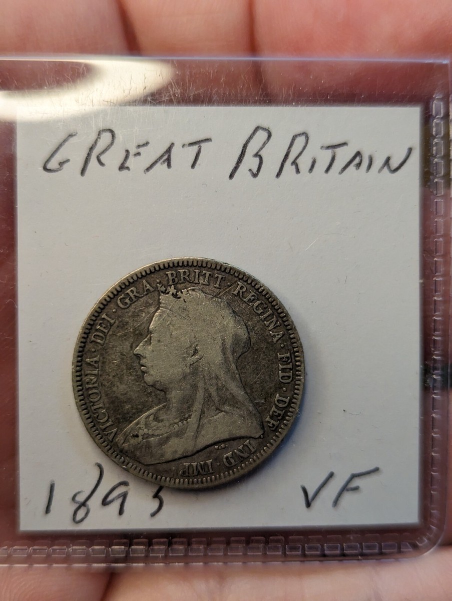 ENGLISH SILVER vol1のみ 1893 Great Britain 1 Shilling Silver Coin | eBay