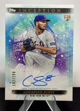 2024 Topps Inception- #BRES-CS Christian Scott (RC) /299 (NY Mets)