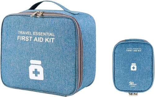 Empty Home Travel First Aid Kit Medicine Storage Bag Portable Medical Box Case - Picture 8 of 39