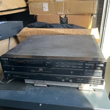 Sony CDP-C800 Custom File 5 Disc CD Player Changer Japan No Remote Tested