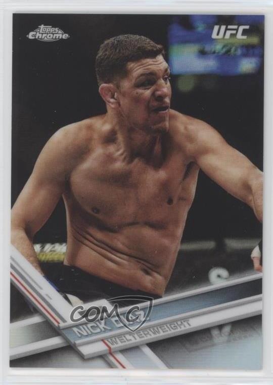 2017 Topps Chrome UFC Refractor Nick Diaz #22