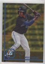 2022 Bowman Heritage Chrome Prospects Gold Refractor 43/50 Willy Fanas 0l1