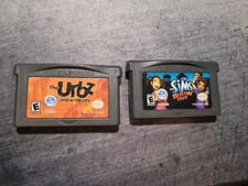 Sims Urbz City & Bustin' Out Nintendo Game Boy Advance GBA Games Authentic Saves