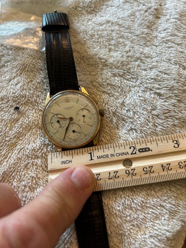 Vintage Universal Geneve 18k Gold Chronograph