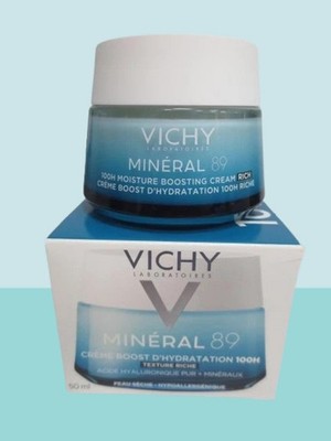 VICHY MINERAL 89 100H MOISTURE BOOSTING CREAM RICH 1.69 OZ EXP: 2028 BOXED