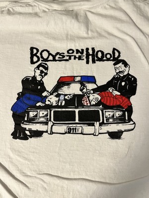 Vintage 90s Oneita “Boys On The Hood” Made In USA Parody Rare 
