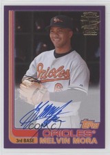 2021 Archives Fan Favorite 1982 Topps Purple 86/150 Melvin Mora #FFA-MM Auto ms9