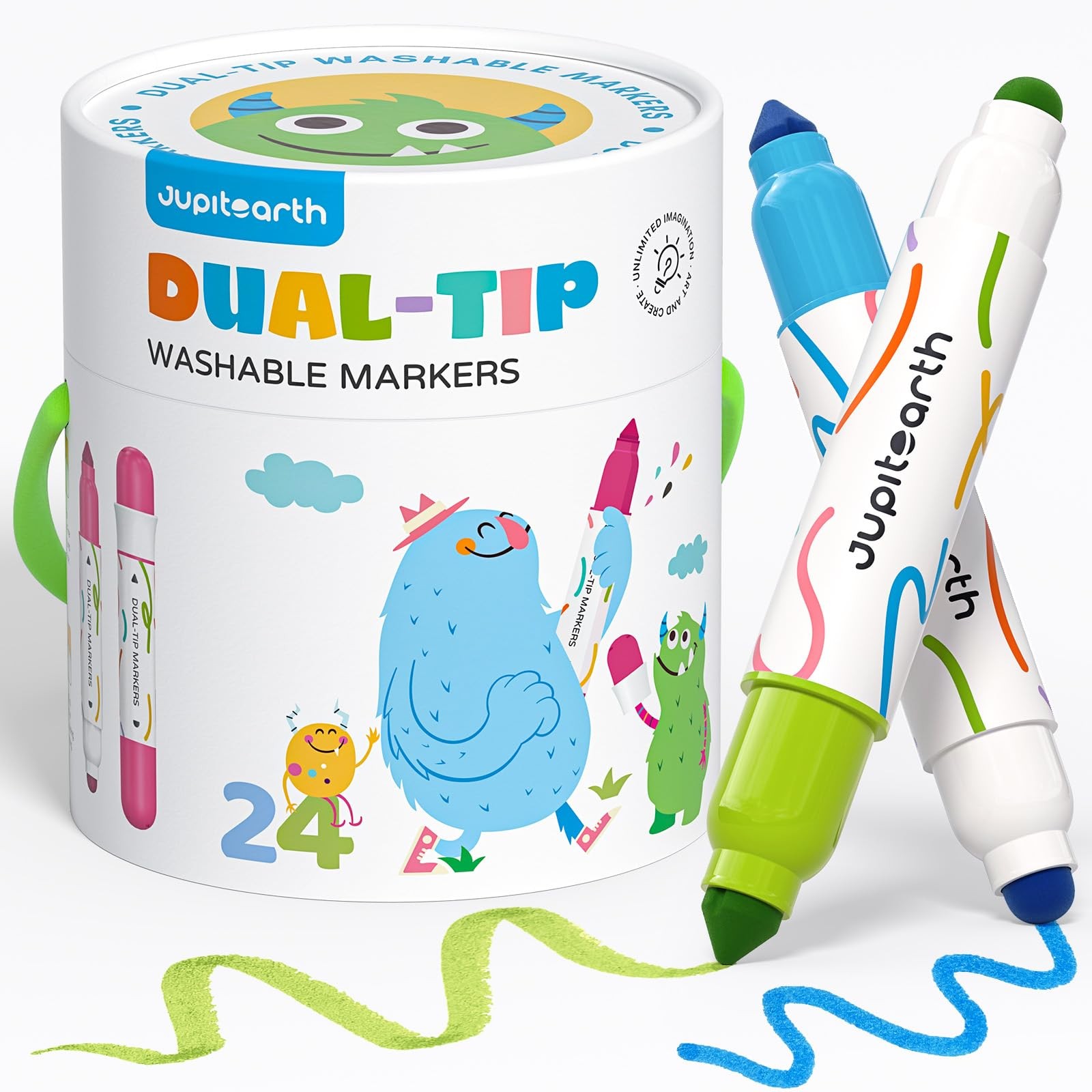 For Kids, Broad & Round Tip, Easy-