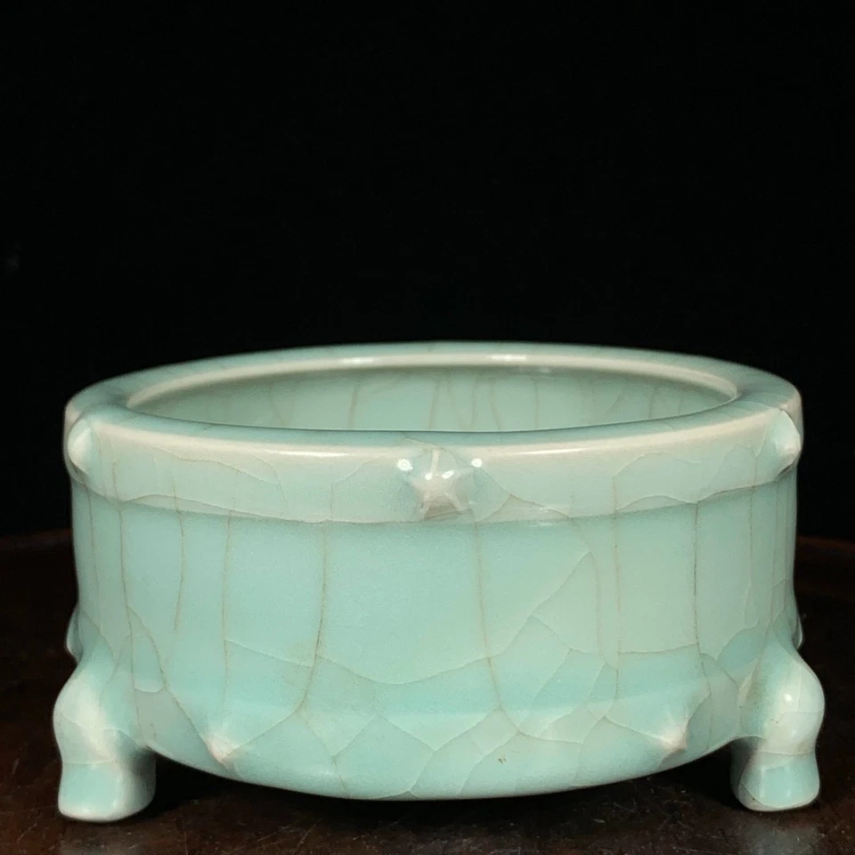 Chinese Antique Song Dynasty Longquan Ware Ancient Porcelain Brush Washers - Image 2 of 4