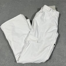 Boulder Gear Snow Pants Women 14 White Waterproof Ski Snowboard Adjustable Vents