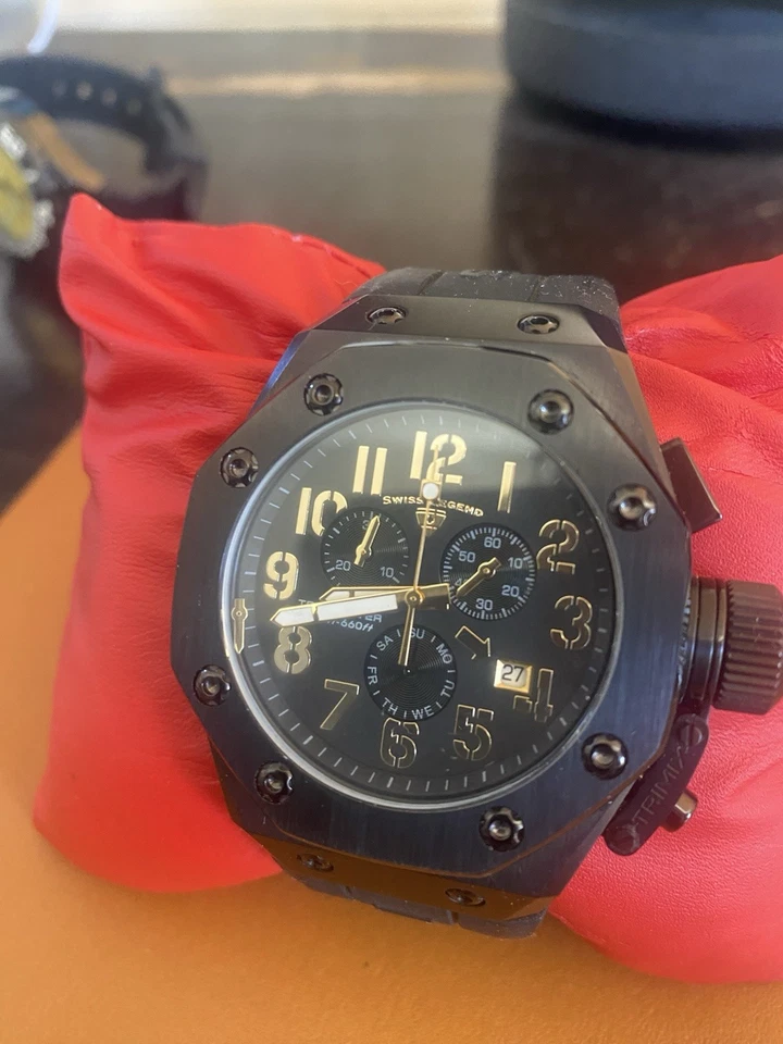 Swiss Legend Trimix Diver Needs Battery And Day Of The Week Hand Is Loose - Image 2 of 4