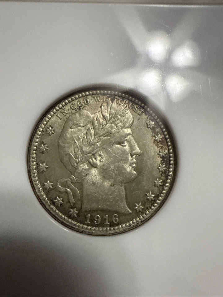 1916 Barber Quarter NGC MS63 Fatty Reverse Semi-PL Toned - Image 3 of 4
