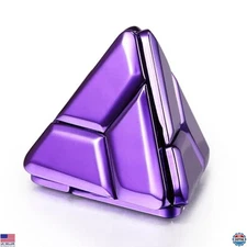 3D Triangle Metal Puzzle, Brain Teaser Game for Adults & Kids, Fun Challenge Toy