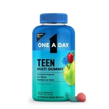 One A Day Teen Multivitamin Gummies for Boys, with B Vitamins - 150ct