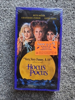 [NEW SEALED] Hocus Pocus (VHS) Halloween Bette Midler Sarah Jessica Parker