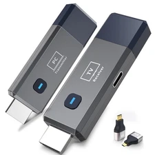 Wireless HDMI Transmitter and Receiver 328ft/100m Extender 4K Decode Input 10...