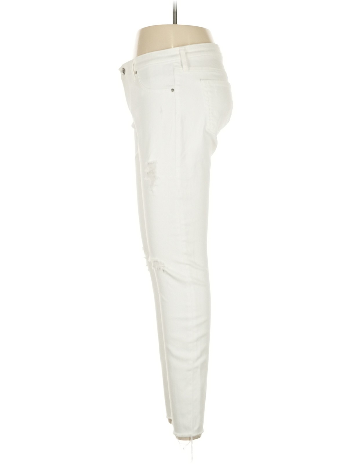 Adriano Goldschmied Women Ivory Jeans 28W thumbnail 4