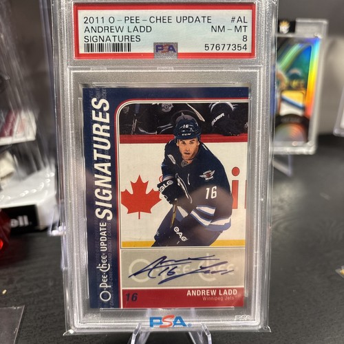 Andrew Ladd Pee Chee Update Signatures - Picture 1 of 2