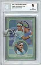 Roger Federer 2020 Topps Transcendent Tennis HOF Card #3 /50 BGS 9
