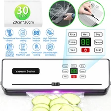 Vacuum Sealer Machine Food Preservation Storage Saver Automatic With Seal Bag