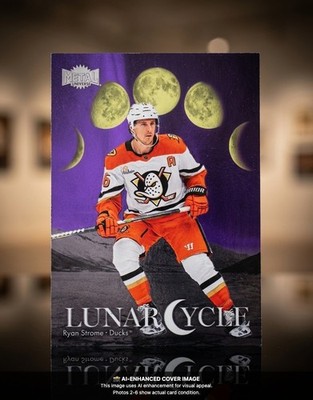 2025-26 SkyBox Metal Universe Hockey LC-17 Ryan Strome Lunar Cycle Purple /349