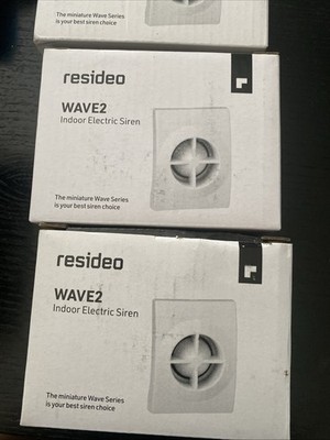 Brand New Resideo/Honeywell WAVE2 Indoor Electric 2-Tone Siren, 106 dB