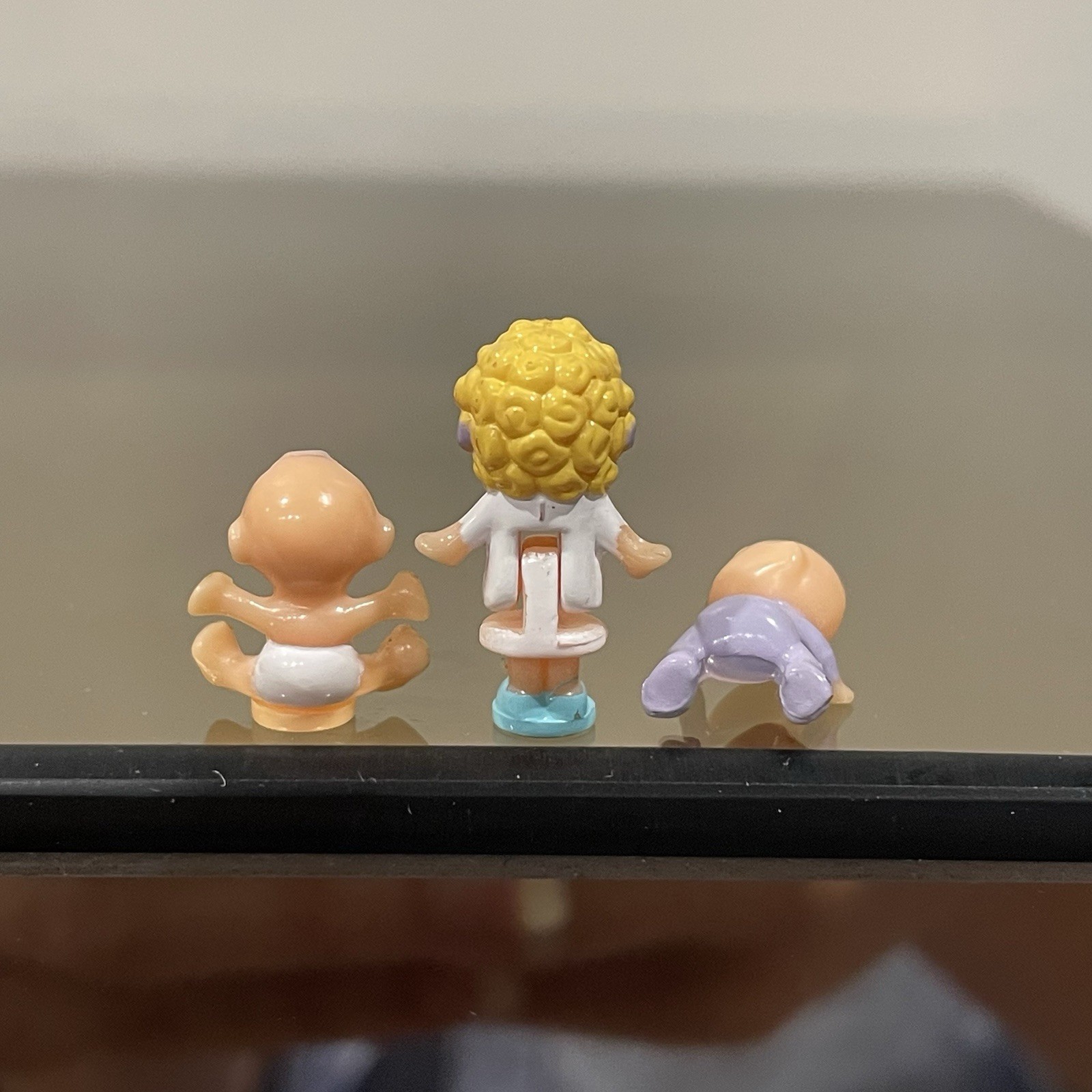 Vintage Polly Pocket Polly In The Nursery 1992 Bluebird Pink Hexagon COMPLETE