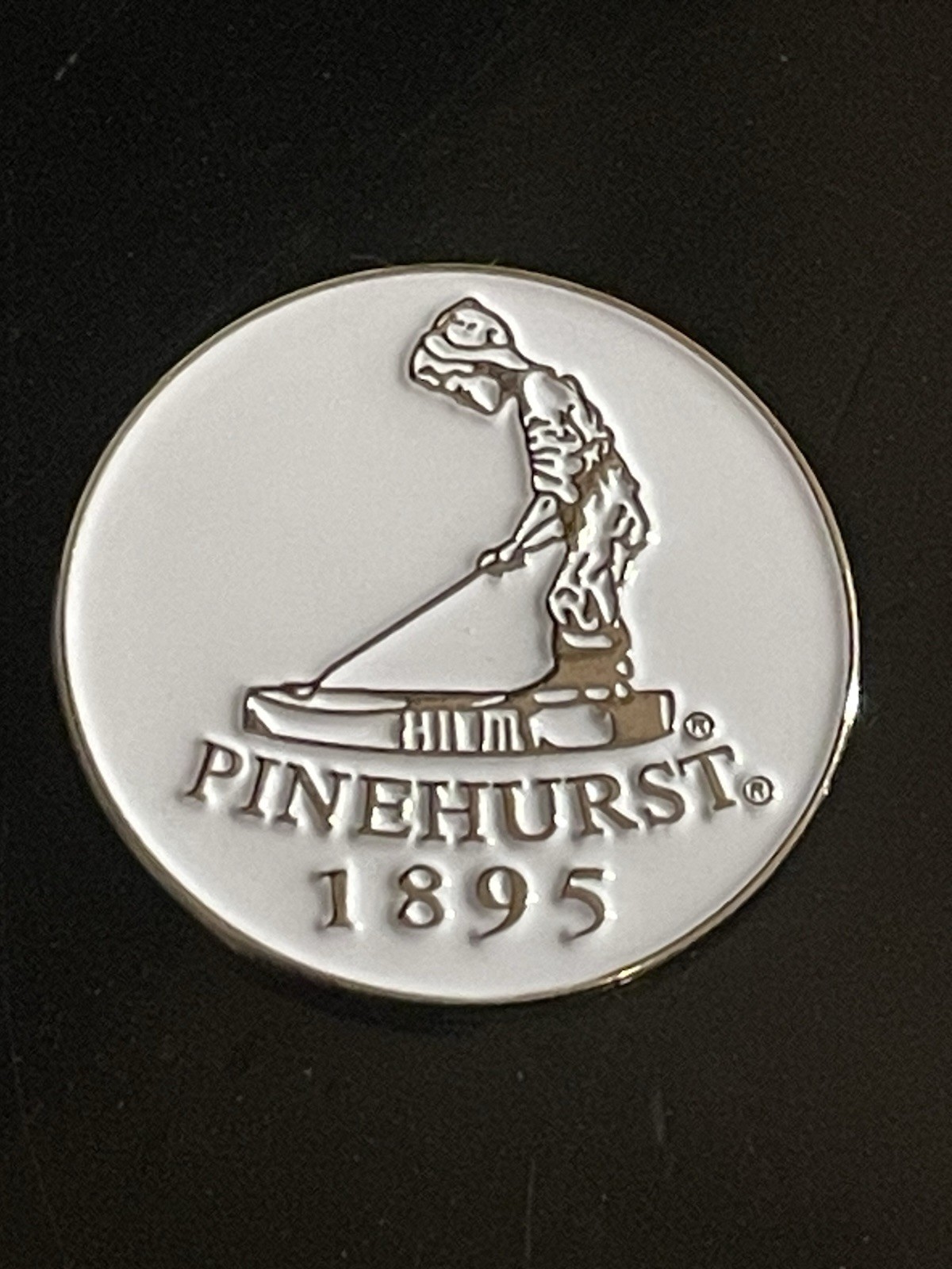 Pinehurst Resort 'Pinehurst No. 2' 1" Coin Style Golf Marker - Pinehurst, NC
